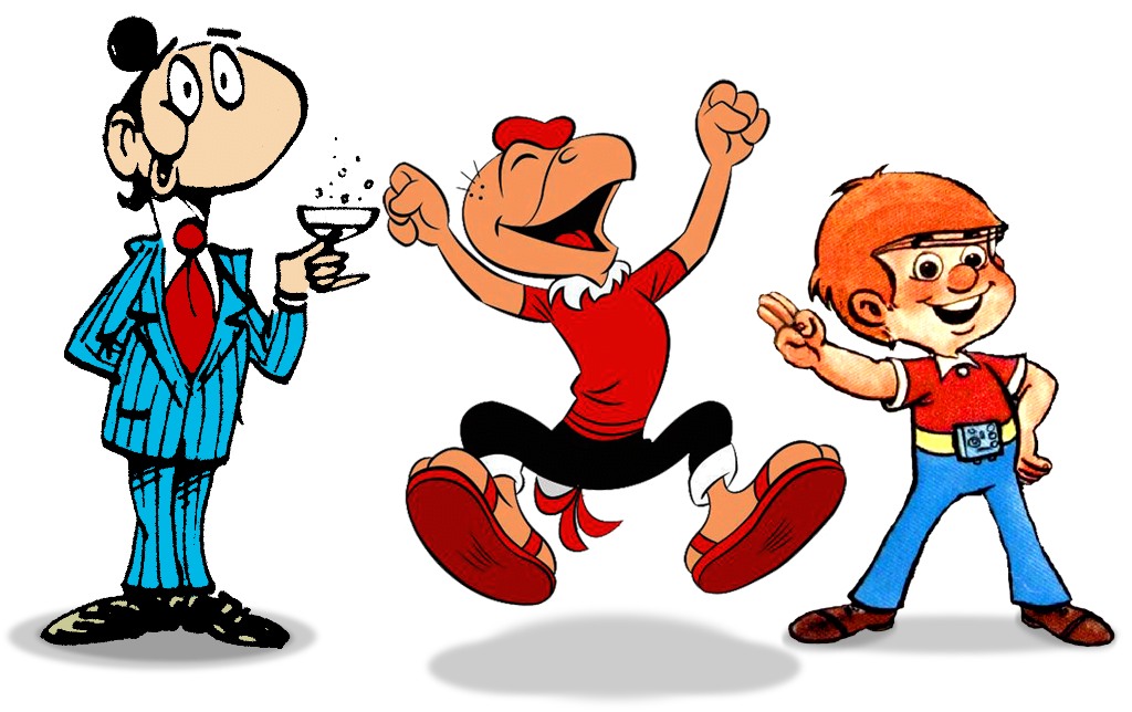 Pepe Antártico, Condorito y Mampato