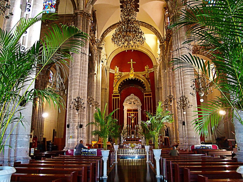 Interior de la Basílica de Guadalupe